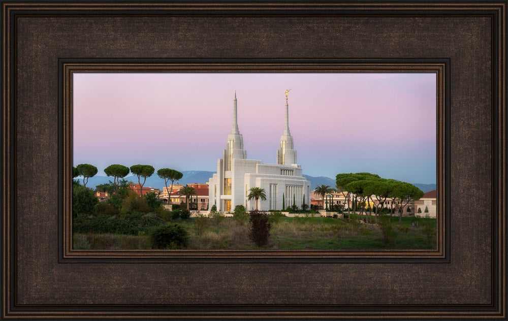 Rome Temple - Sunset by Robert A Boyd