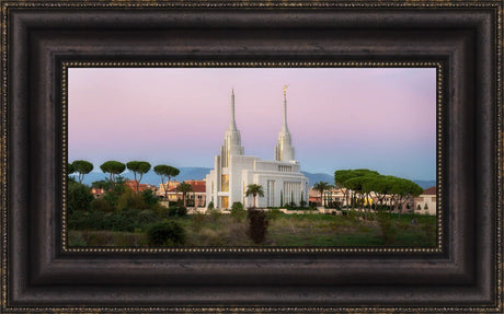 Rome Temple - Sunset by Robert A Boyd