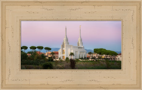 Rome Temple - Sunset by Robert A Boyd