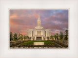 Pocatello Temple - Morning Light by Robert A Boyd