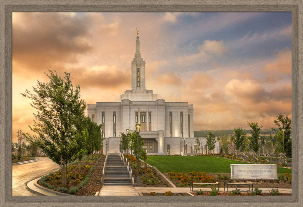 Pocatello Temple - Covenant Path by Robert A Boyd