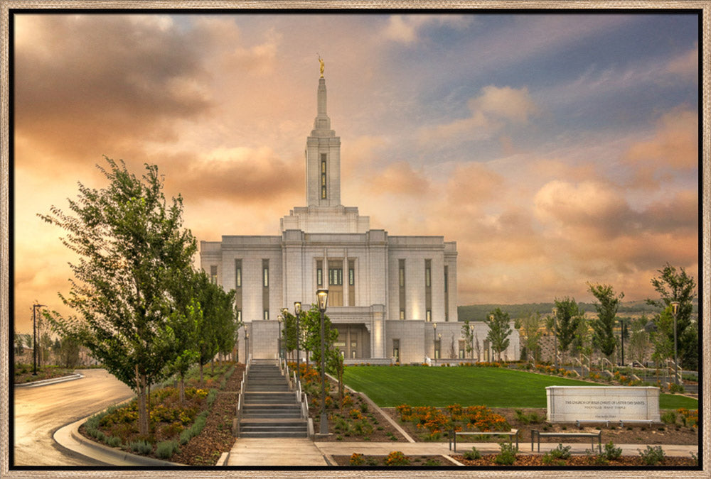 Pocatello Temple - Covenant Path by Robert A Boyd