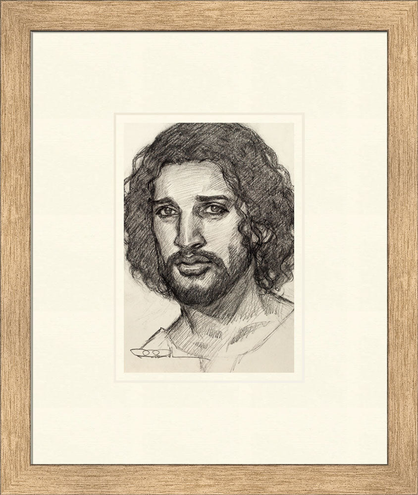 Drawing Study of Christ by Rose Datoc Dall