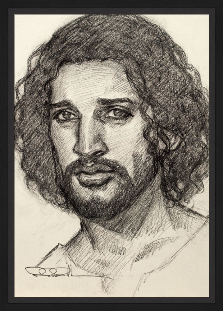 Drawing Study of Christ by Rose Datoc Dall