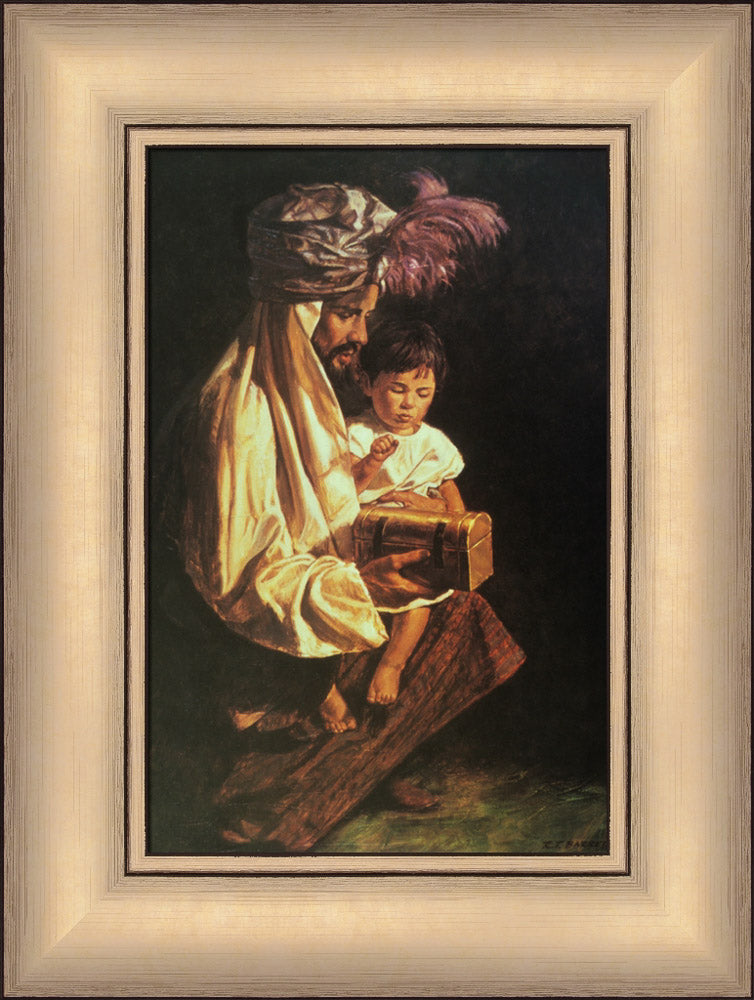 Young Christ with a Wiseman by Robert Barrett