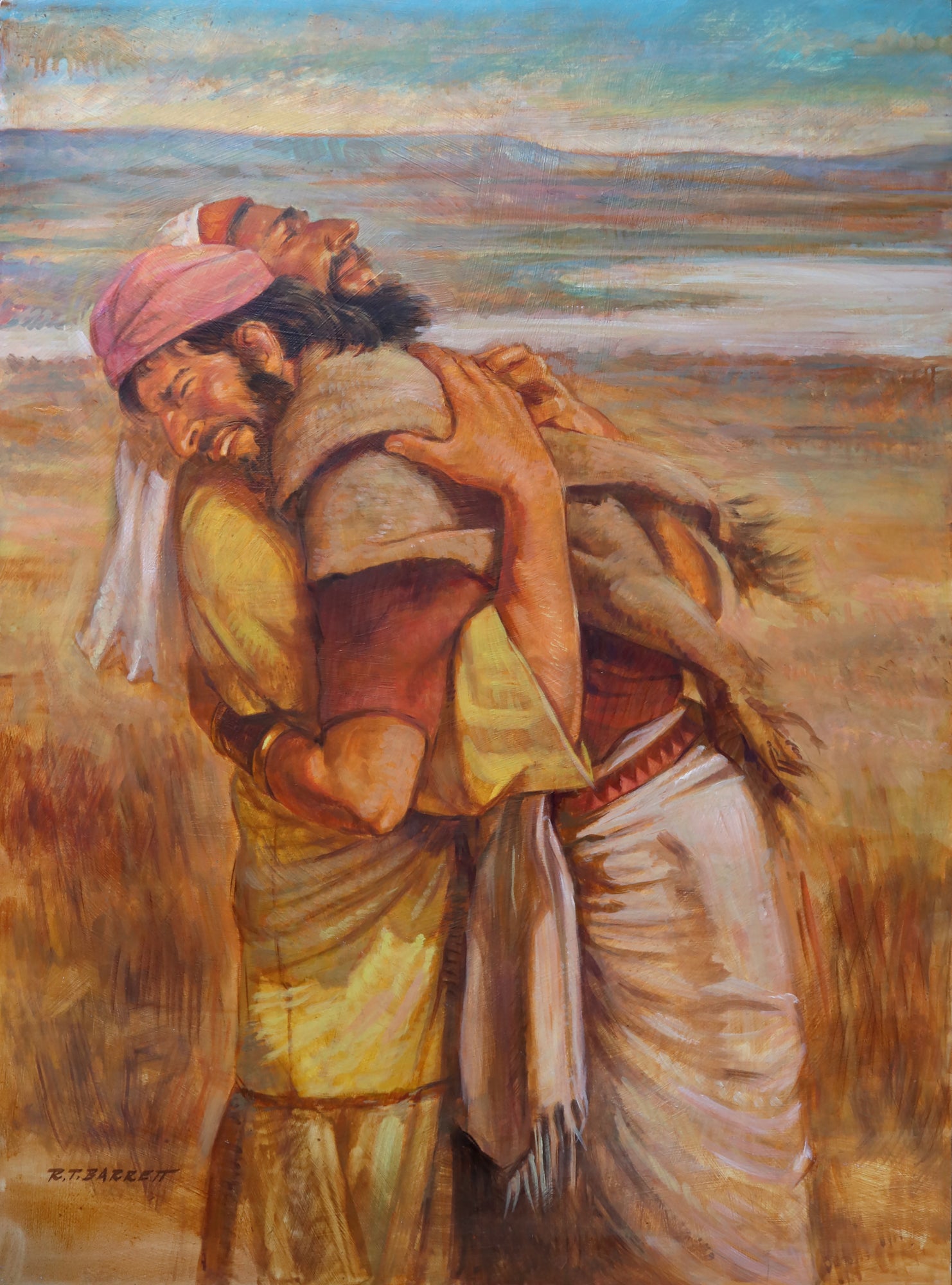 Jacob and Esau Embrace