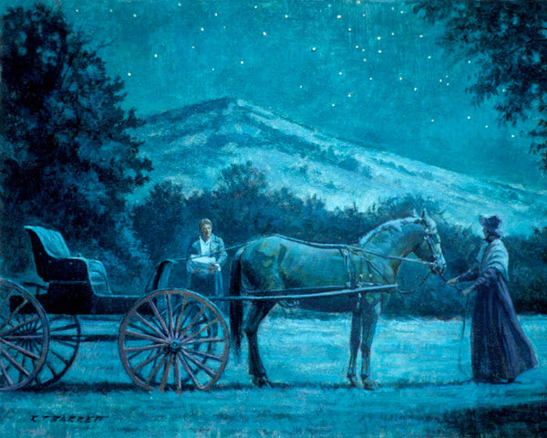 Joseph and Emma at the Hill Cumorah by Robert T Barrett | Altus Fine Art