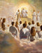 The grand Council in the spirit world with Heavenly father and Jesus Christ. 