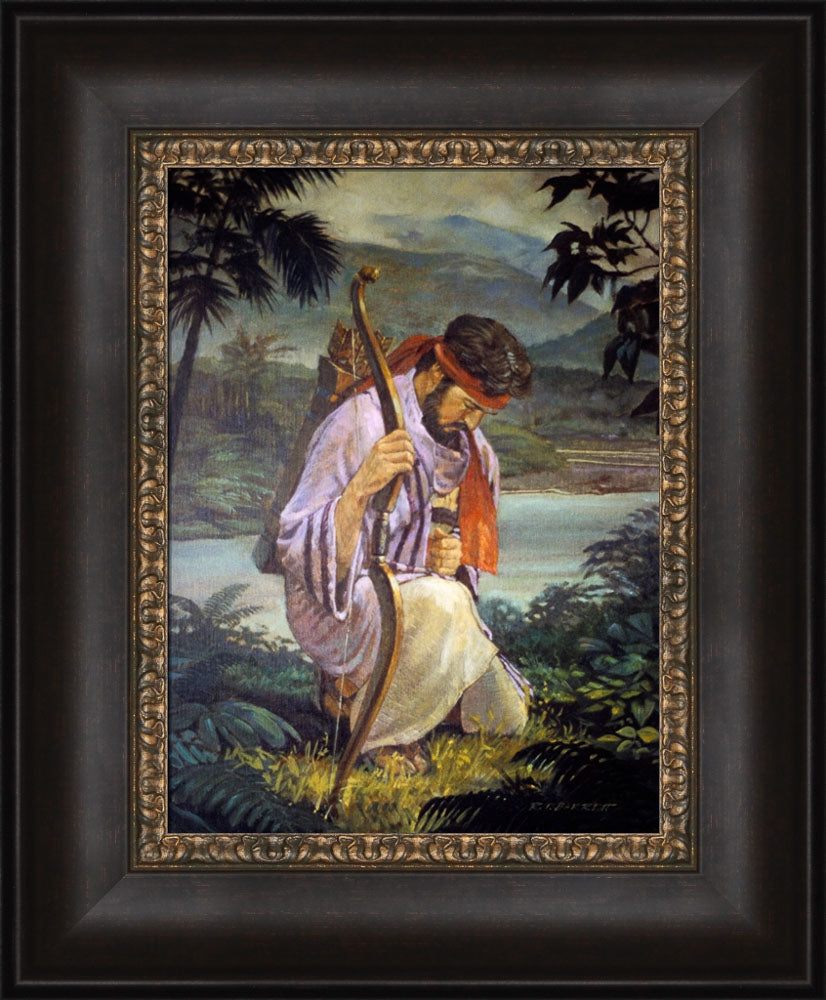 Enos Praying by Robert T Barrett | Altus Fine Art