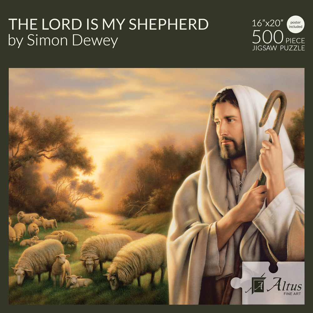 The Lord is My Shepherd 16x20 jigsaw puzzle 500 pieces