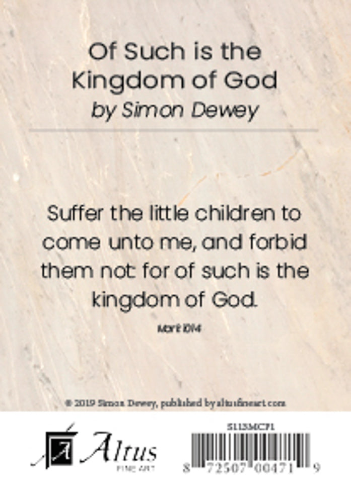 Of Such is the Kingdom of God minicard