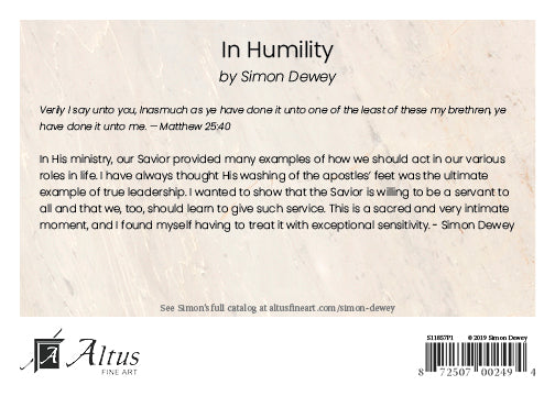 In Humility by Simon Dewey
