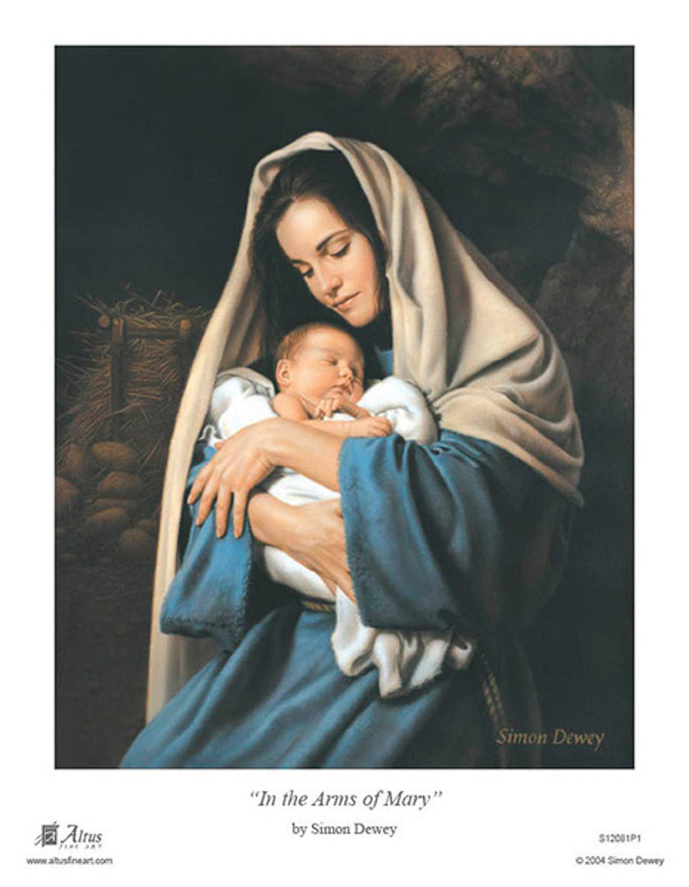 In the Arms of Mary by Simon Dewey