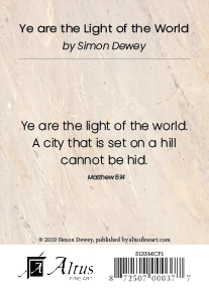 Ye Are the Light of the World by Simon Dewey