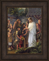 Jesus appears to the Nephites in America shortly after his resurrection. Art 11