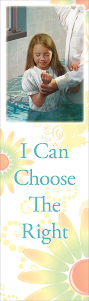 I Can Choose the Right (girl) bookmark (Bundle of 100)