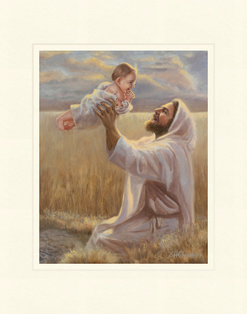 jesus with children in heaven