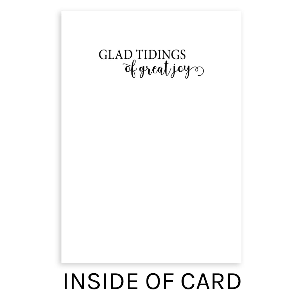 Glad Tidiings For Great Joy Card