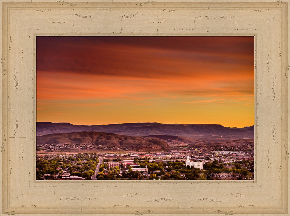 St George Temple - Valley by Scott Jarvie