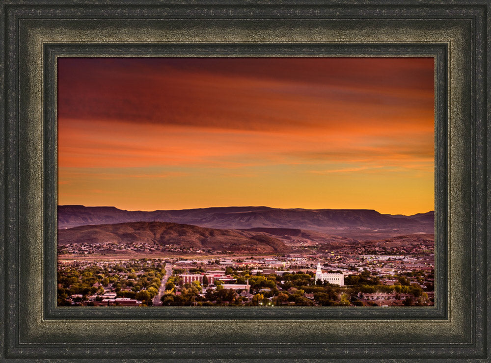 St George Temple - Valley by Scott Jarvie