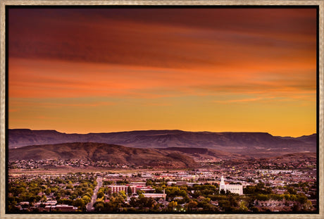 St George Temple - Valley by Scott Jarvie