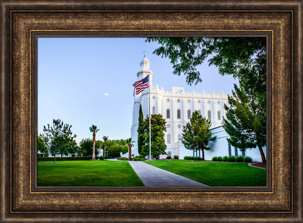 St George Temple - Pathway by Scott Jarvie