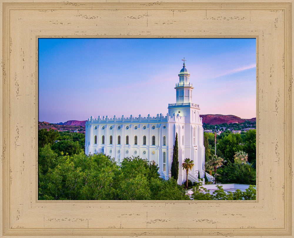 St George Temple - From the Trees by Scott Jarvie