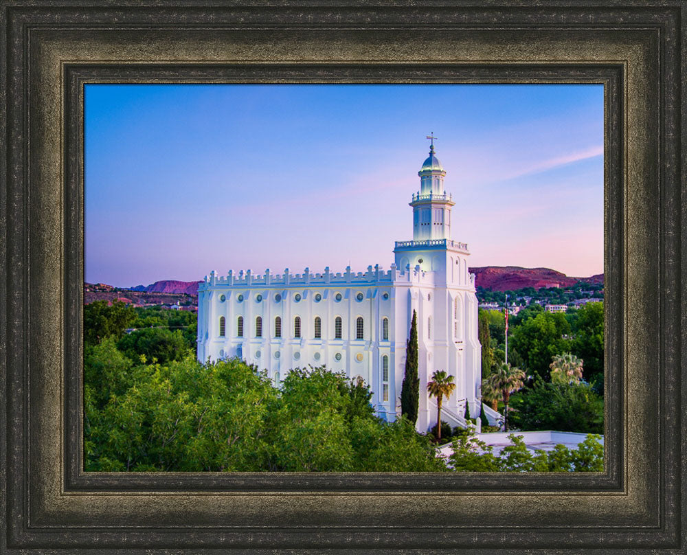 St George Temple - From the Trees by Scott Jarvie