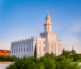 St George Temple - First Light by Scott Jarvie