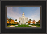 St George Temple - Autumn Path by Scott Jarvie