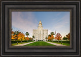 St George Temple - Autumn Path by Scott Jarvie