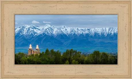 Logan Temple - Wellsville Mountains by Scott Jarvie