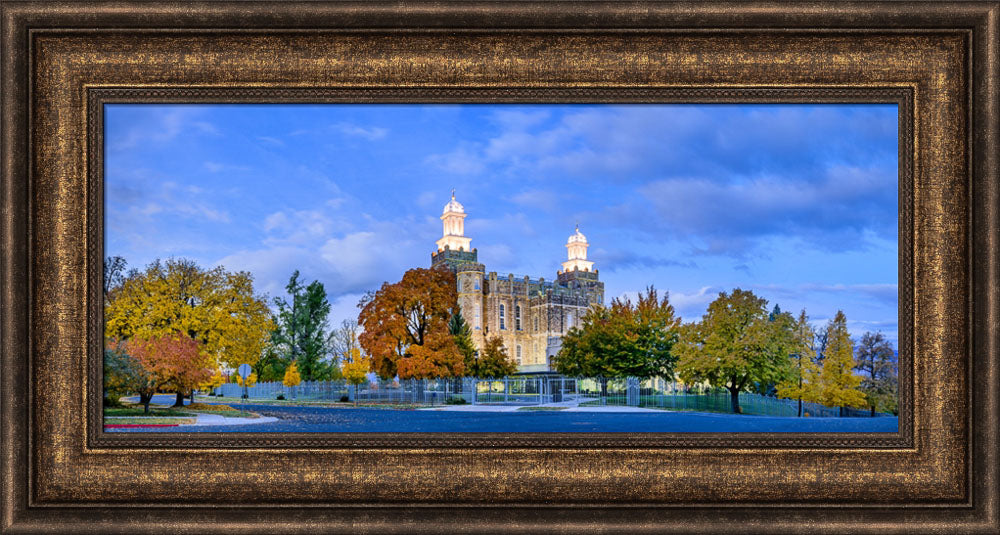 Logan Temple - Street in the Fall by Scott Jarvie