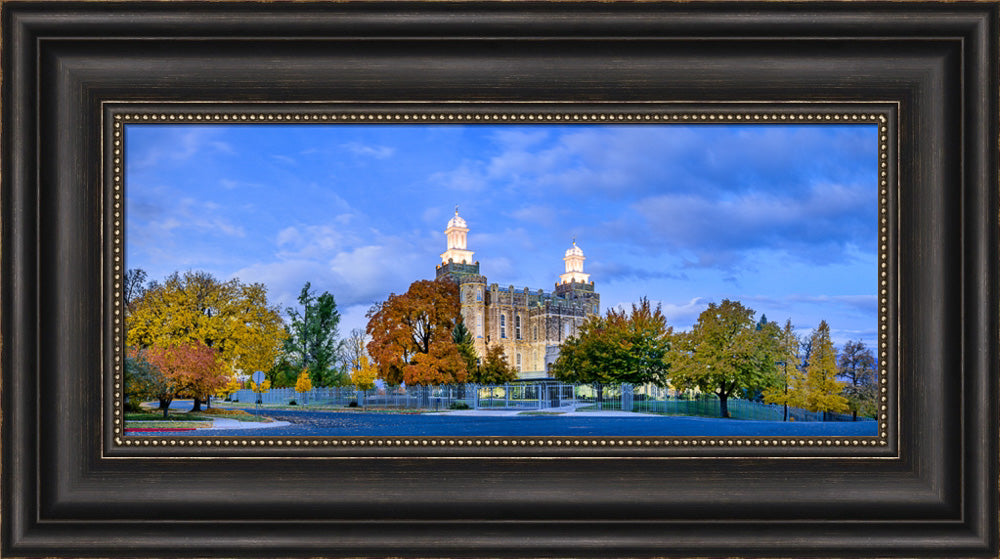 Logan Temple - Street in the Fall by Scott Jarvie