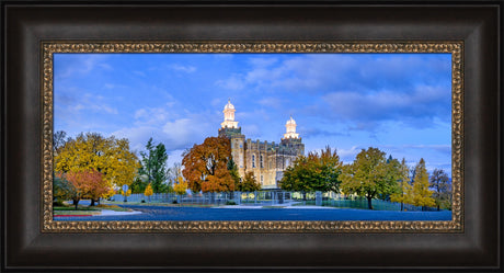 Logan Temple - Street in the Fall by Scott Jarvie