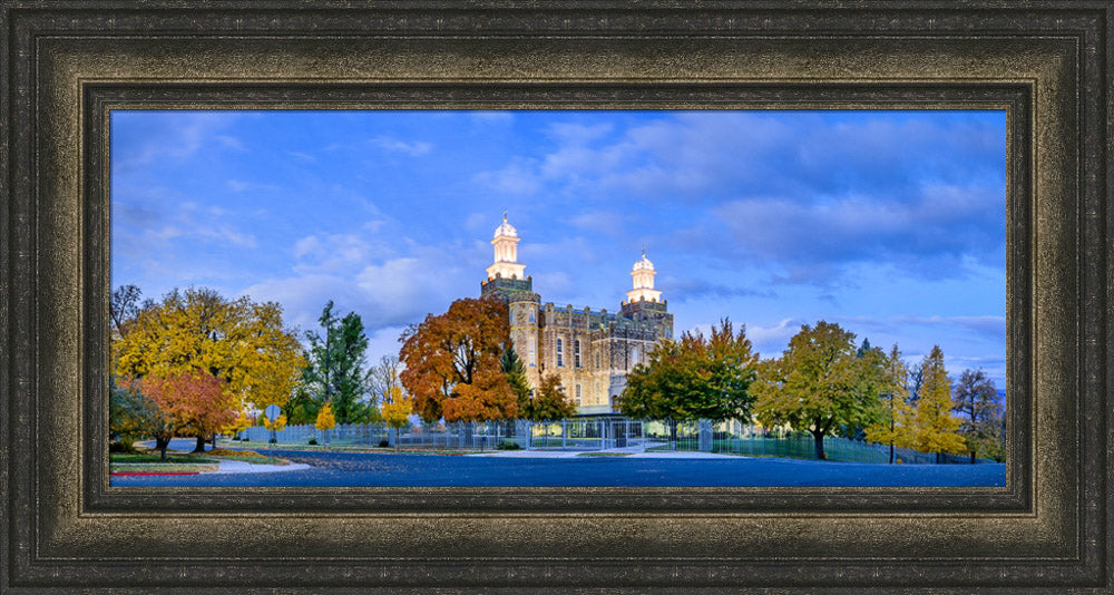 Logan Temple - Street in the Fall by Scott Jarvie