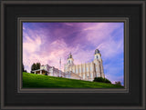 Manti Temple - Purple Hill by Scott Jarvie