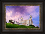 Manti Temple - Purple Hill by Scott Jarvie