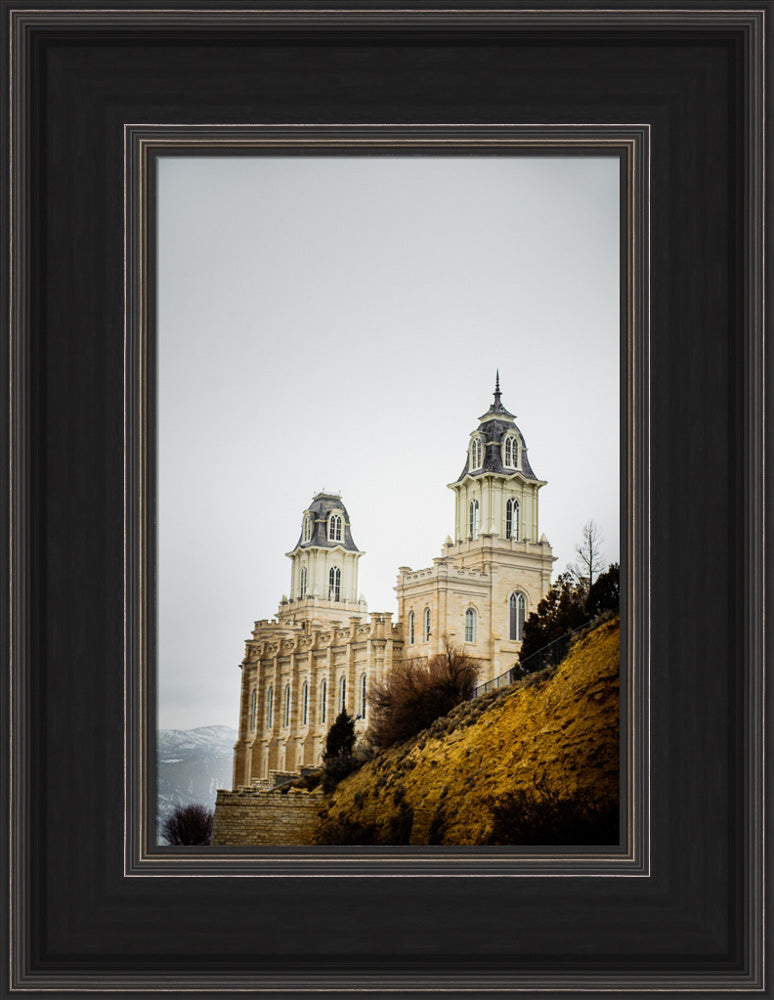 Manti Temple - Behind the Hill by Scott Jarvie
