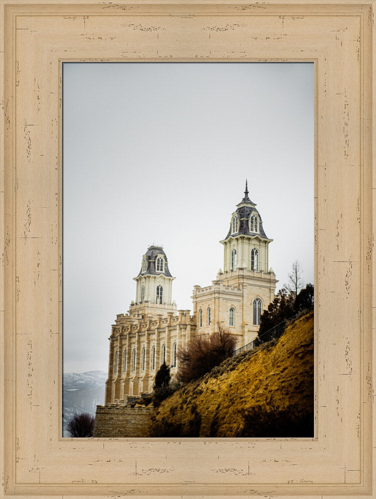 Manti Temple - Behind the Hill by Scott Jarvie