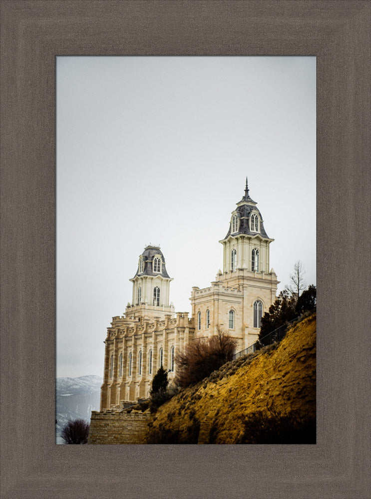 Manti Temple - Behind the Hill by Scott Jarvie