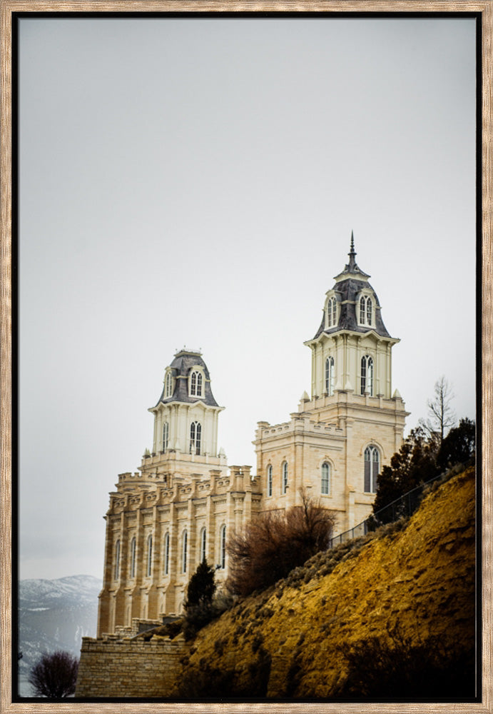 Manti Temple - Behind the Hill by Scott Jarvie