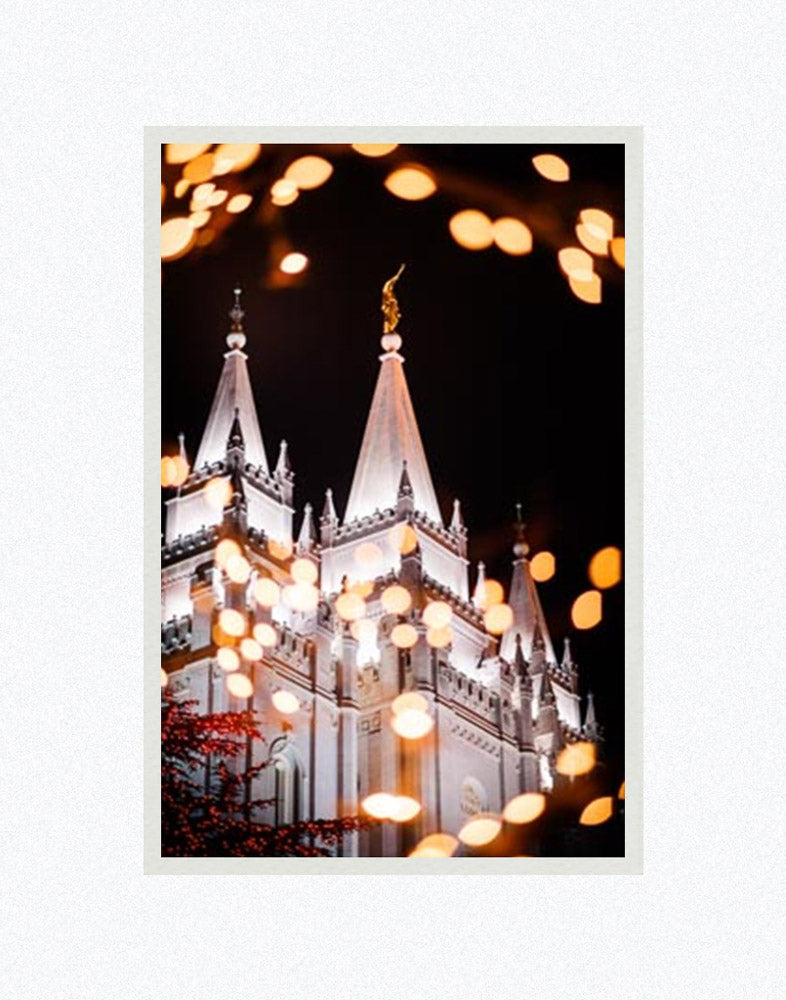 Salt Lake Temple - Christmas Lights by Scott Jarvie