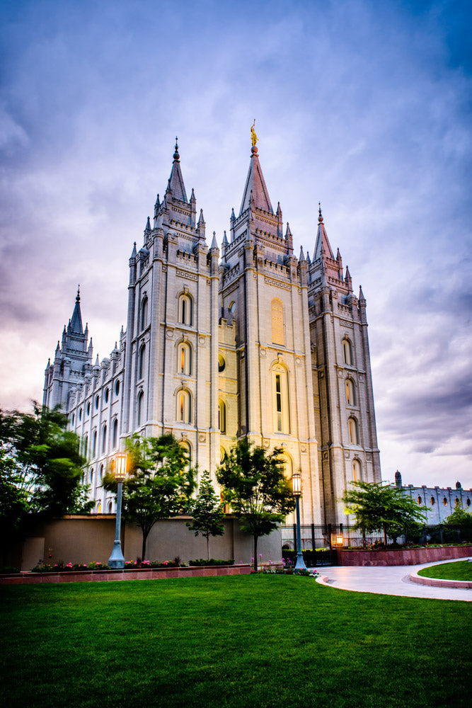 Salt Lake Temple - From the Corner by Scott Jarvie