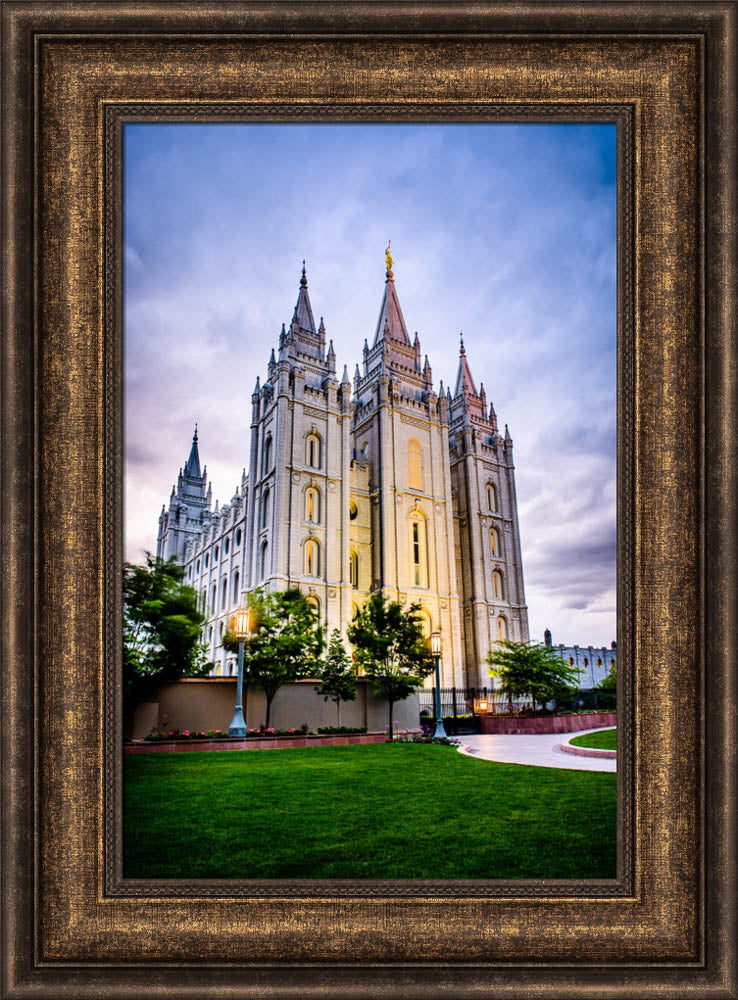 Salt Lake Temple - From the Corner by Scott Jarvie