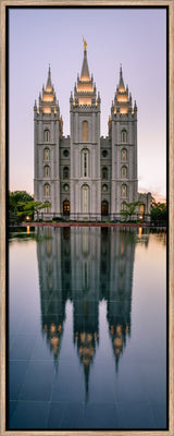 Salt Lake Temple - Tall Reflection by Scott Jarvie