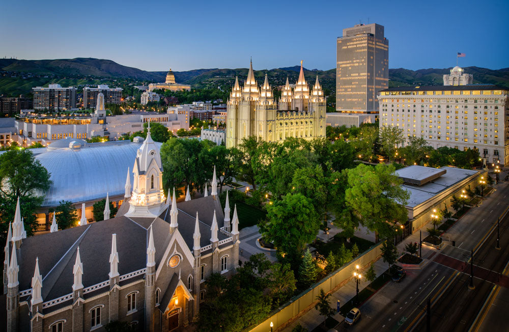 Salt Lake Temple - Temple Square by Scott Jarvie