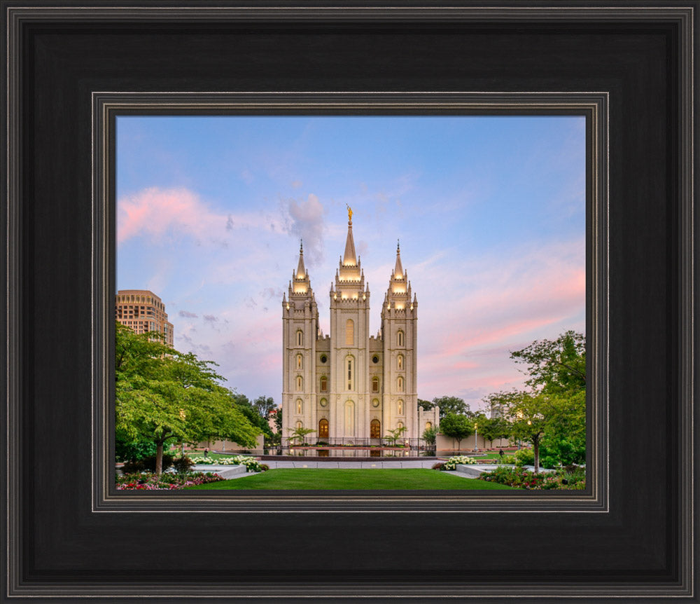 Salt Lake Temple - Spring Splendor by Scott Jarvie