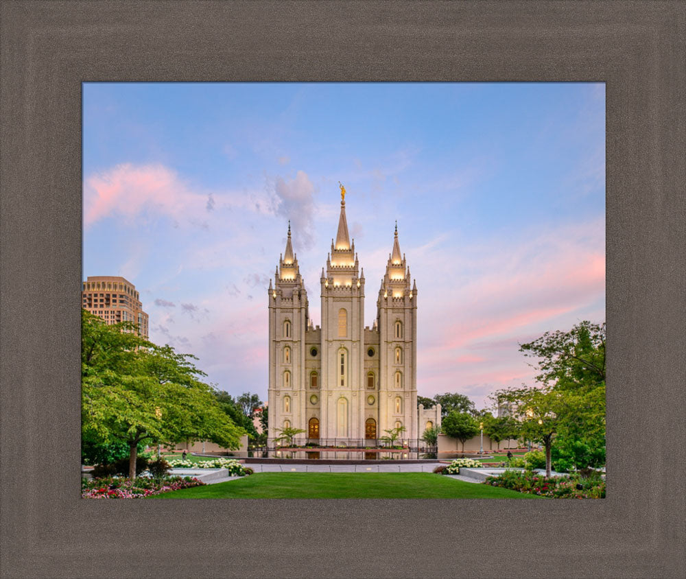 Salt Lake Temple - Spring Splendor by Scott Jarvie