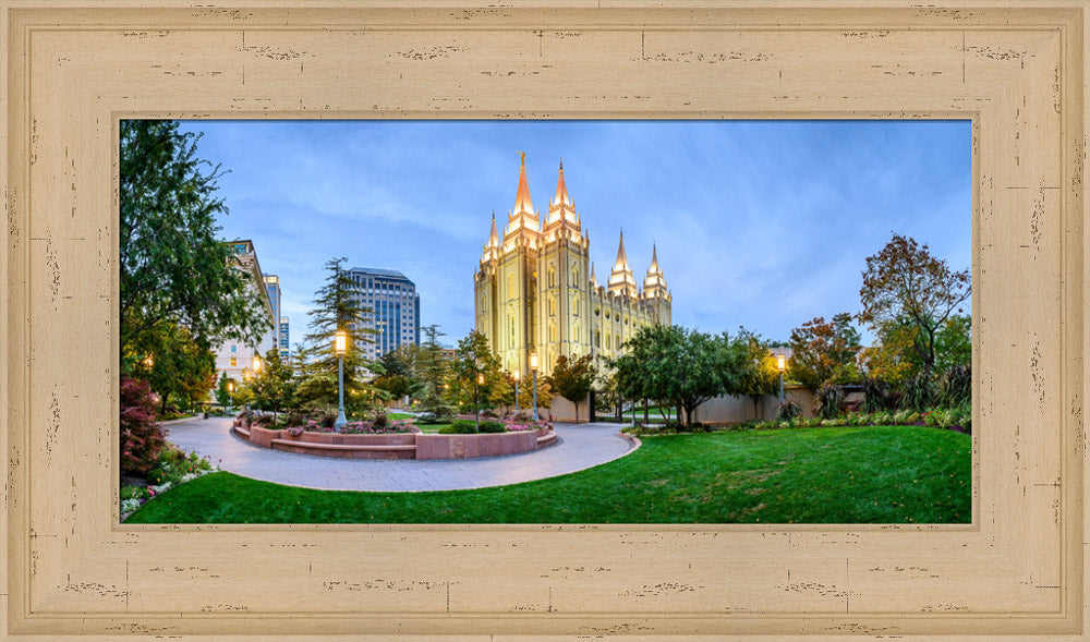 Salt Lake Temple - Summer Evening by Scott Jarvie